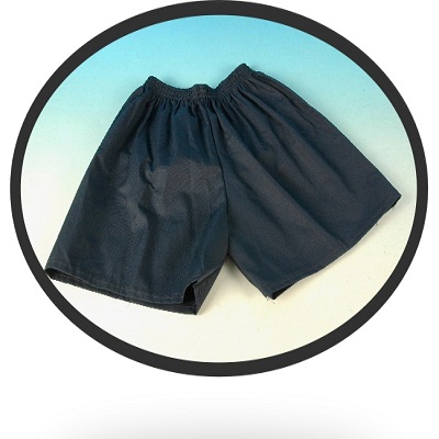 Women Short Pants / Seluar pendek wanita biru - Free Saiz