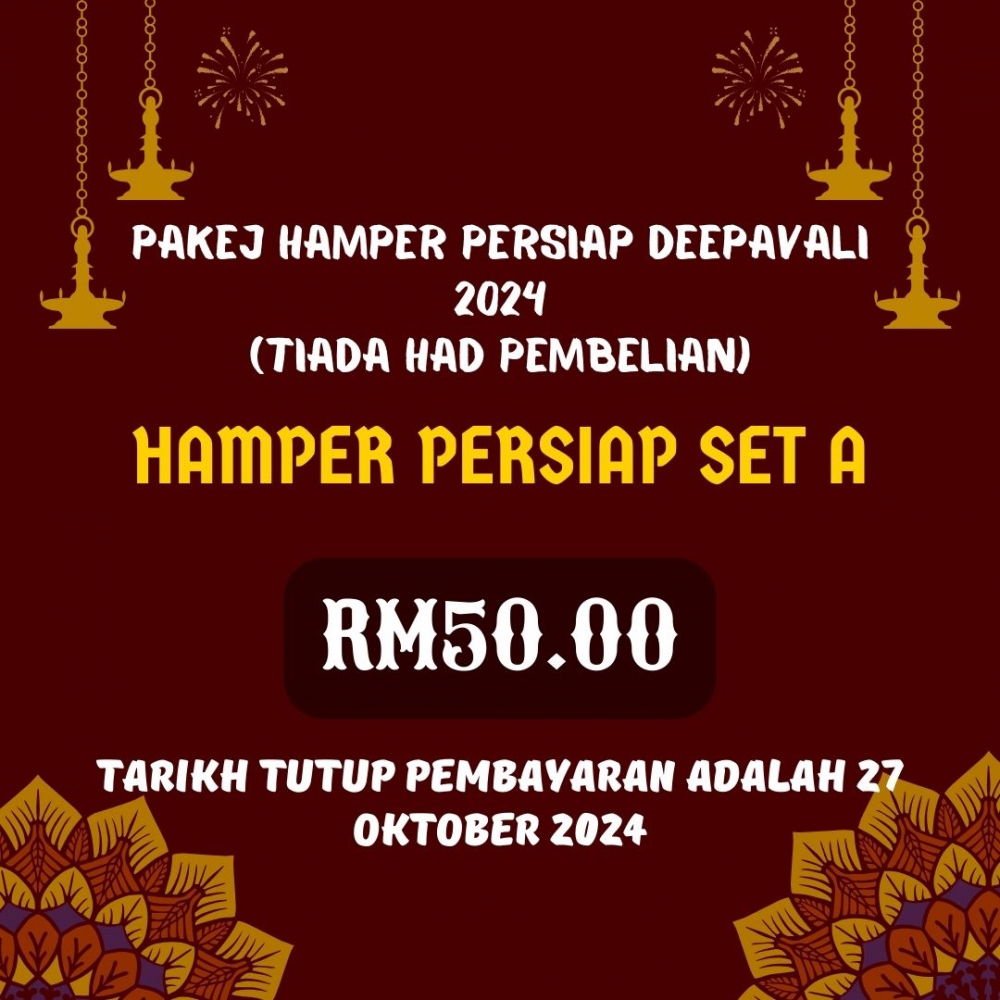 SET PAKEJ HAMPER PERSIAP DEEPAVALI 2024 SET A RM50