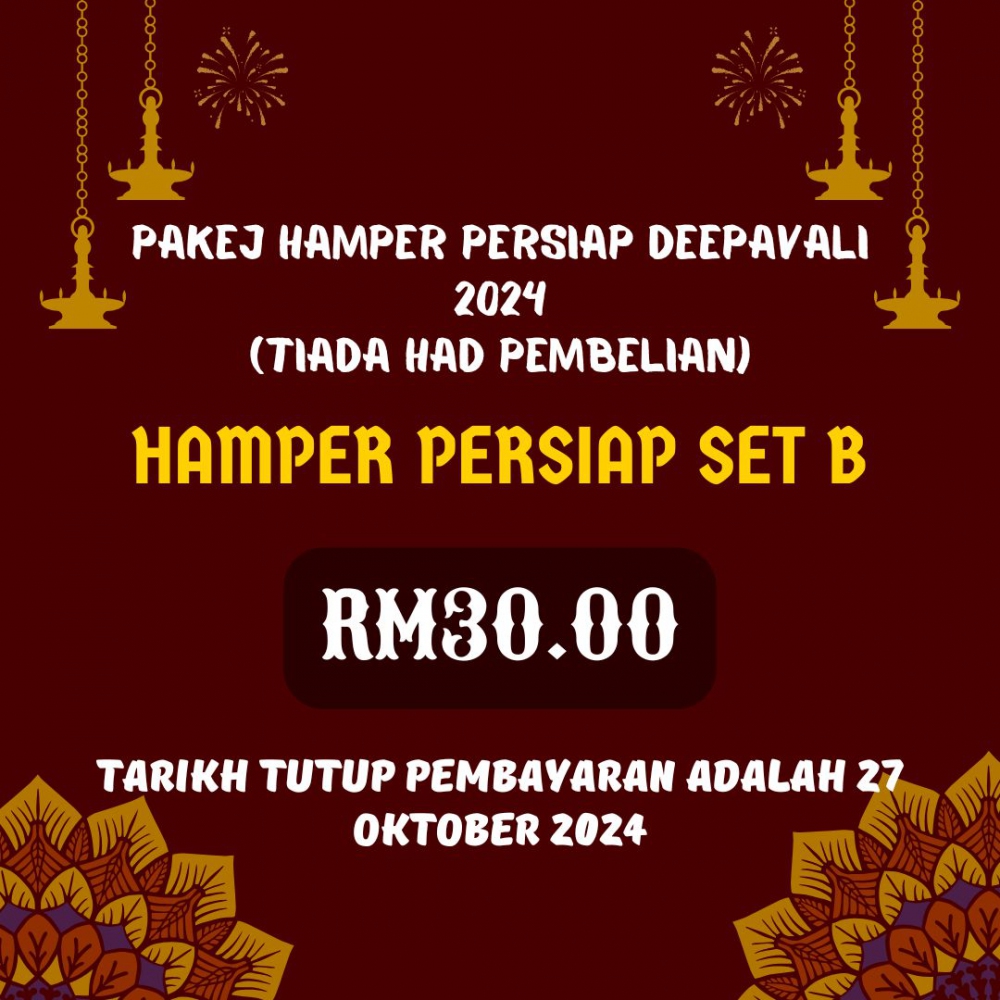 SET PAKEJ HAMPER PERSIAP DEEPAVALI 2024 SET B RM30