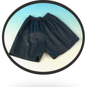 Womens Short Pants (blue) / Seluar pendek wanita biru - Free Saiz